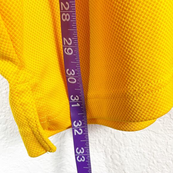 Columbia PFG Men's Yellow LSU Tigers Shirt Size XXL Omnishade Embroidered Logo - Picture 6 of 7